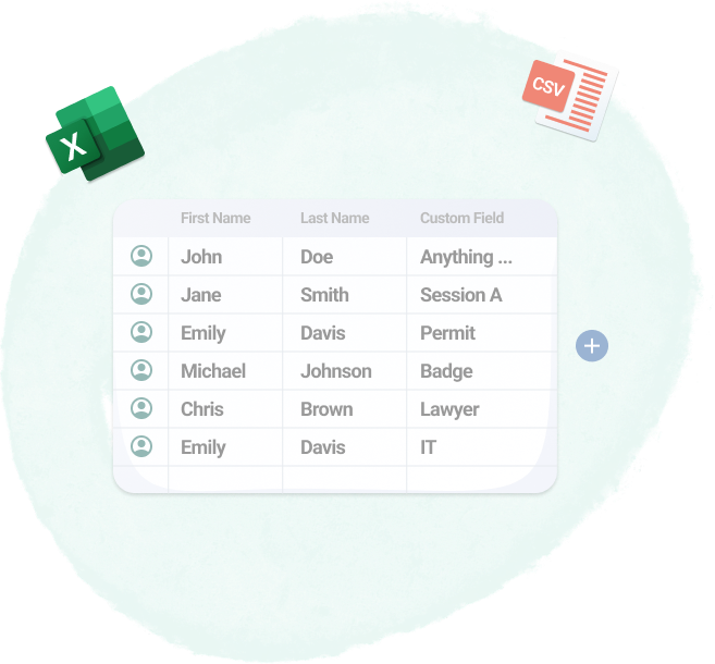 Easy Recipient Management and Data Import